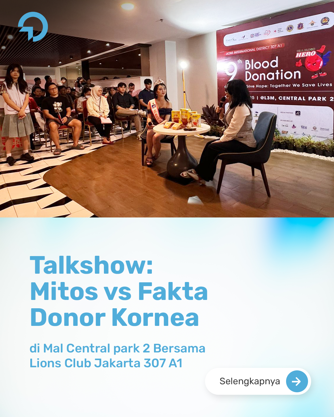 Talkshow Mitos vs Fakta Donor Kornea